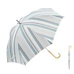 Waterfront длинный зонт зонт от дождя umbulatio воздушный Lee свет sia- полоса сезам Latte 58cm тонкий . легкий сильный способ тоже выдерживающий .. выдерживающий способ .rete