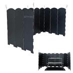 TokyoCamp 焚き火台 ウインドスクリーン 他メーカー対応 風防 重厚感あるスチール製 風防板 キャンプ 焚き火 リフレクター 反射板 アウトド