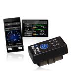 MAXWIN(マックスウィン) OBDII マルチメーター ELM327 OBD アダプター Bluetooth ワイヤレス サブメーター スピードメ