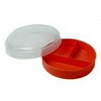 蝶プラ工業 弁当箱 ランチプレート オレンジ 263546