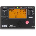 KORG( Korg ) тюнер метроном в то же время можно использовать TM-60 BK черный духовая музыка духовой оркестр o-ke -тактный la частное лицо тренировка compact держать 