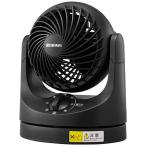 【節電対策】 アイリスオーヤマ 扇風機 卓上 マカロンmini マットデザイン 左右首振り 静音 コンパクト TAF-MKM10-B ブラック