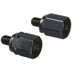 タナックス バイクミラー ナポレオン 逆ネジアダプター ブラック 【正8mm→逆8mm】 H-8