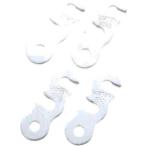 キャプテンスタッグ カラーアルミ製自在4個組(シルバー) M-3252