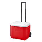 コールマン(Coleman) クーラーボックス ホイールクーラー 60QT 容量約56L レッド/ホワイト 2000027864