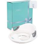 piyo(PIYO) ребенок туалет вспомогательный стульчак ребенок для малышей сиденье для унитаза тренировка детский вспомогательный стульчак горшок baby ( белый )