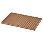 chi.. промышленность (Tidorisangyou) tray Brown 60X40Xh2.5cm PP tray ON-49