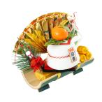  превосходящий . Новый год украшение вход сломан бамбук ( зеркало моти ) 15cm бамбук DG-124