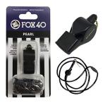 FOX40 свисток PEARL 90db ( чёрный ) Ran ярд приложен pi- отсутствует структура ( пробка шар не использование ) STRAZAR (STR-WHSP-B)