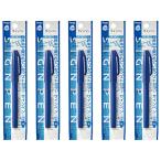 ぺんてる 水性ペン サインペン 青 5本 XS520-CD