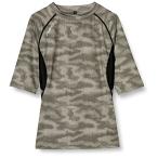 [コーコス信岡] コンプレッション ドライパワーサポート五分袖 ドットカーキ