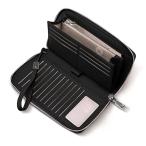 [Coussilice] お薬手帳ケース 母子手帳ケース 革製軽量 17枚カードポケット 手首バンド付 ペンホルダー付 RFID盗難防止 通院まとめ・