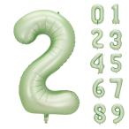 Lausatekba Rune aluminium способ судно цифра 2 номер 40 дюймовый большой день рождения happy день рождения украшение установка свадьба память день party 