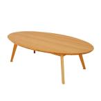 オーバルリビングテーブル TEORI テオリ 竹集成材で作った倉敷の美しい竹家具 TL-D1270