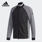 アディダス adidas メンズ ファブリックミックス 長袖フルジップスウェット ゴルフウェア 長袖 スウェット fyo82