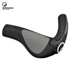 セール ERGON エルゴン 自転車 パーツ グリップ GP3 ロング/ロング ラバー素材 滑り止め 角度調節可能 ショートバーエンド付 ブラック