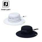 ショッピングバケットハット セール FOOTJOY フットジョイ メンズ ゴルフ 帽子 ハット 撥水バケットハット FH24WBKT 24SS 春夏 ベンチレーション機能 通気性 顎紐付き