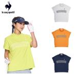 【クリアランスセール】le coq sportif ルコックスポルティフ レディース ゴルフウェア シャツ ワイドシルエット モックネック半袖シャツ LG5SHS55L 25SS 春夏