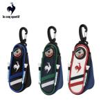 【セール】 le coq sportif ルコックスポルティフ メンズ ゴルフ ボールポーチ マグネット開閉ボールホルダー2個用 LG6SBZ00M 26SS 春夏 軽量
