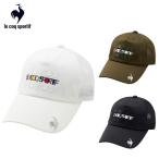 【セール】le coq sportif ルコックスポルティフ レディース ゴルフ 帽子 キャップ シーズンモチーフ柄キャップ LG5SCP03L 25SS 春夏 メッシュ 機能性