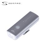 SERFAS サーファス 自転車アクセサリー ライト USL plus-350 029330 放熱性 ブラケット付属 防水仕様 USB充電ケーブル アルミ シルバー