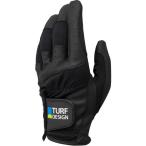 朝日ゴルフ AS TDGL-2170 グローブ メンズ用 TURFDESIGN S BK／ブラック