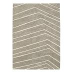 プレーベル ラグ 「ベイン」 140ｘ200cm カーキ ※ホットカーペットカバー・床暖房対応