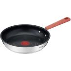【今週のお買得品】ティファール(T-FAL) G72904 オプティスペースIH ステンレス フライパン 24cm【IH対応】