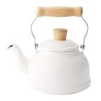 ショッピングホーロー 富士ホーロー コットン 1.6L ホーロー ケトル ホワイト Cotton(コットン) CTN-1.6K.W