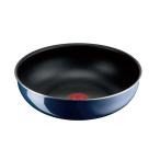 ショッピングインジニオ 【期間限定大特価】ティファール(T-FAL) L43777 インジニオ・ネオ ロイヤルブルー・インテンス ウォックパン 26cm【ガス火専用】