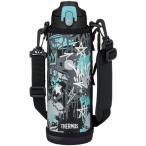 ショッピングボトル 【在庫限り】THERMOS サーモスFJJ-1001WF BKAQ 真空断熱2wayボトル 1000ml ブラックアクア FJJ1001WF BKAQ