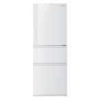 ショッピングホワイト 【無料長期保証】東芝 GR-V33SC(WU) 3ドア冷蔵庫 (326L・右開き) マットホワイト