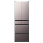 【無料長期保証】【推奨品】日立 冷蔵庫 485L 観音開き 6ドア 幅65cm ひろin冷凍プラス まるごとチルド コンシェルジュアプリ対応 R-HWC49X H グレー系