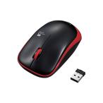 エレコム M-IR07DRRD ワイヤレスマウス 無線 3ボタン 省電力 【 Windows11 Mac Chrome 対応 】 最大2.5年電池交換不要 左右対称 レッド