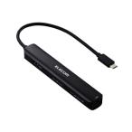 エレコム DST-C30BK ドッキングステーション Type-Cハブ 6-in-1 PD 85W出力 急速充電 Type-C×2 USB-A×2 HDMI×1 RJ45×1 ブラック