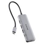  Elecom DST-051BPSVdo King стойка Type-C 85W PD зарядка 4K HDMI высокая скорость пересылка ступица USB3.2 MacBook/iPad/Windows и т.п. соответствует серебряный 