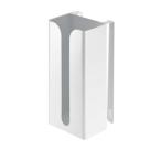 ショッピングキッチンペーパー ポリ袋＆キッチンペーパーホルダー プレート 山崎実業 7982 ホワイト 約13X11．5X26cm