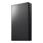 アイ・オー・データ機器 HDPT-UTS2K USB 3.1 Gen 1対応 ポータブルHDD カーボンブラック 2TB