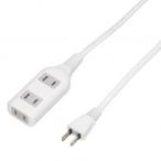 ヤザワ HSL302WH テーブルタップ 3個口 2ｍ ホワイト