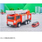 タカラトミー トミカビークルタウン 変形はしご消防車（トミカ付き） トミカワールド