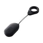 エレコム P-SRB01BK Bluetooth 5.0 リモートシャッター ワイヤレス 自撮り カメラリモコン スマホ対応 iPhone Android ストラップ付き ブラック