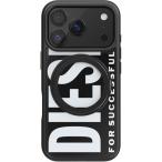 ショッピングdiesel DIESEL iPhone17 Pro DIESEL Ringstand-MagSAFE Case FW24 black／white 60405