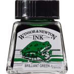 Winsor&Newtondo гребля чернила 14ml 046 brilliant зеленый 962