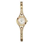 GUESS[ゲス] MODEL NO.u0135l2 U0135L2 Gold Petite Crystal Ladies Watch ローマ数字 ブレスレット クリスタル ゴールド レディース 腕時計 U0135L2 [並行輸入