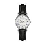MIDO Baroncelli M76004214 レディース スイス製自動巻き腕時計 29mmケース シルバーダイヤル ステンレススチール シースルーバック 48時間パワーリザーブ