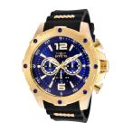 Invicta I-Force 19659 メンズ腕時計 クォーツ 50mm ゴールドトーン ブルー文字盤