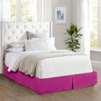 Elegant Comforts красный подсчет 1500 выдерживающий морщина & выдерживающий выцветание ejipto качество подзор / пыль la полный - плиссировать выполненный в строгом стиле 14 inch drop full pin k28