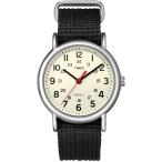 Timex (タイメックス) ユニセックス Weekender 38mm 腕時計 ブラック/クリーム
