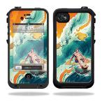 MightySkins Skin Compatible with Lifeproof iPhone 4 / 4S Case - Acid Surf | Protective, Durable, and Unique Vinyl Decal wrap Cover | Easy to Apply, Re