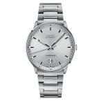 MIDO コマンダー ビッグデイト M0216261103100 メンズ スイス自動巻き腕時計 42mm シルバーダイヤル ステンレスブレス 80時間パワーリザーブ